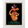 thumbnail image 1 of Cappiello, Leonetto 11x14 White Modern Wood Framed Museum Art Print Titled - Bitter Campari, 1 of 4