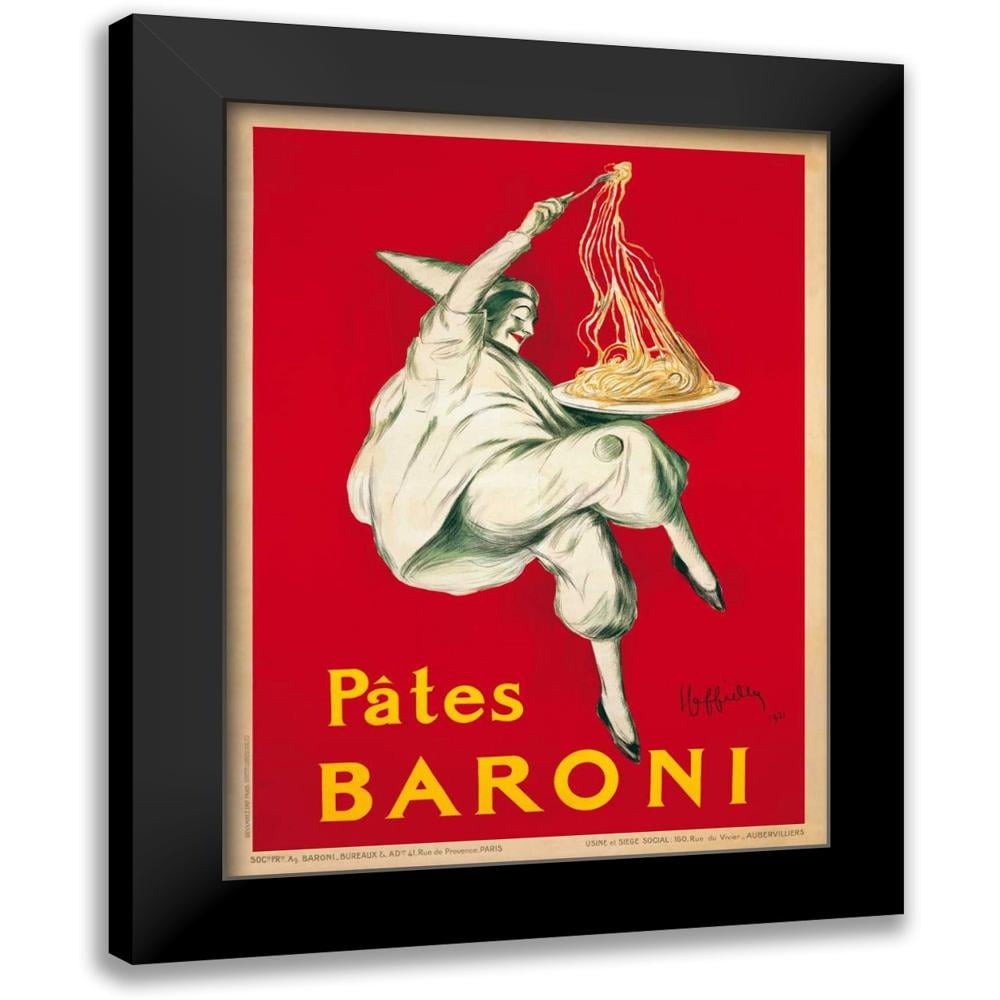 Cappiello, 12x14 Black Modern Framed Museum Art Print Titled