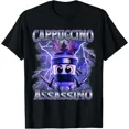 thumbnail image 1 of Cappuccino Assassino Coffee Lovers Italian Brainrot Meme T-Shirt, 1 of 2