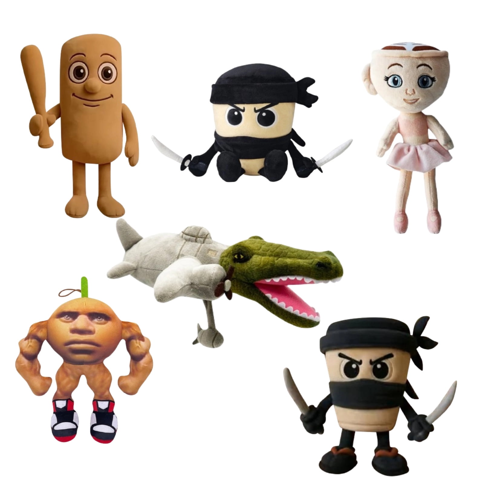 Cappuccino Assassino Plush Italian Brainrot Figure Tralalero