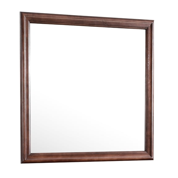 Cappuccino Beige G3125-m Mirror, Particle Board, 38 X 1 Inches, 23 Lb Mirror In Theme, Glory Furniture - In. Depth Width Height