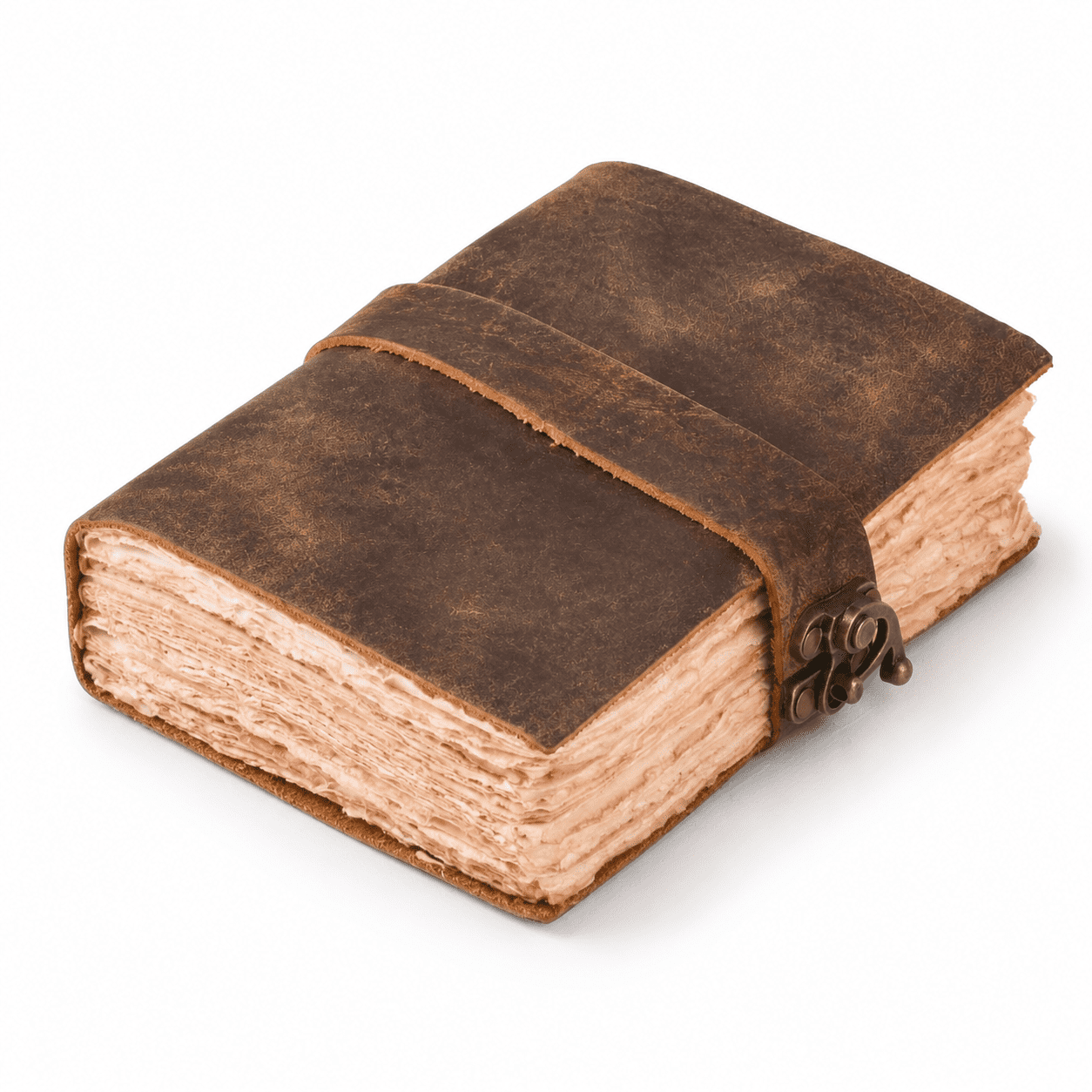 Journal With Paper Cappuccino Brown 10