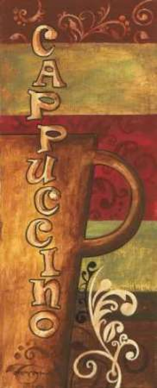 Cappuccino Canvas Art - Gregory Gorham (10 x 20)