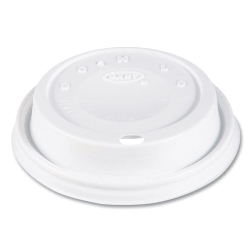 Cappuccino Dome Sipper Lids, Fits 12 oz Hot Cups, Plastic, White, 1,000/Carton | Bundle of 2
