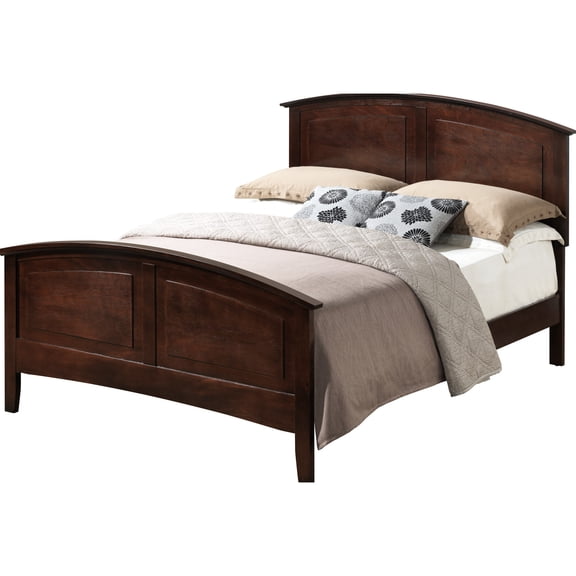 Cappuccino Full Bed With A Relaxed And Stylish Vibe Elegant For Classy Bedroom Look