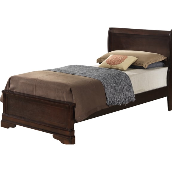 Cappuccino G3125e-tb3 Twin Bed - Design Wood Trim Solid Veneers Put Style With Construction