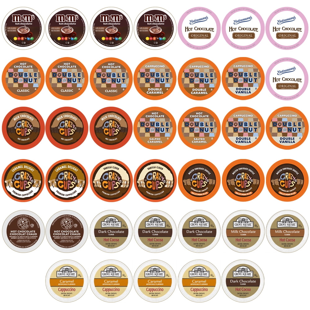 Cappuccino & Hot Chocolate Variety Pack, Including Flavored Hot