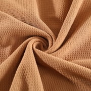 Cappuccino Liverpool Bullet Textured Fabric by the yard 4 Way Stretch Solid