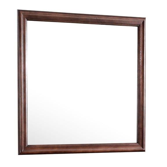 Cappuccino Louis Phillipe Mirror - Enhances Bathroom Aesthetics