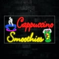 thumbnail image 1 of Cappuccino Smoothies-LED Neon Sign 33"L x 18"H #31274, 1 of 3