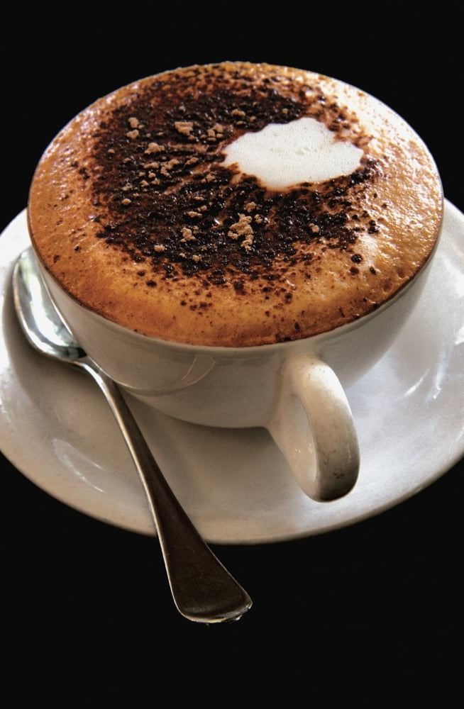 Cappuccino With Cocoa Powder Canvas Art - Anthony Webb Design Pics (11 x 17)