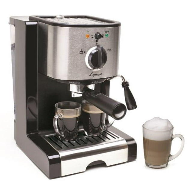 Capresso 116.04 Pump Espresso and Cappuccino Machine EC100, Black and