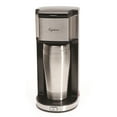 Capresso 425 OntheGo Personal Coffee Maker, Silver/Black