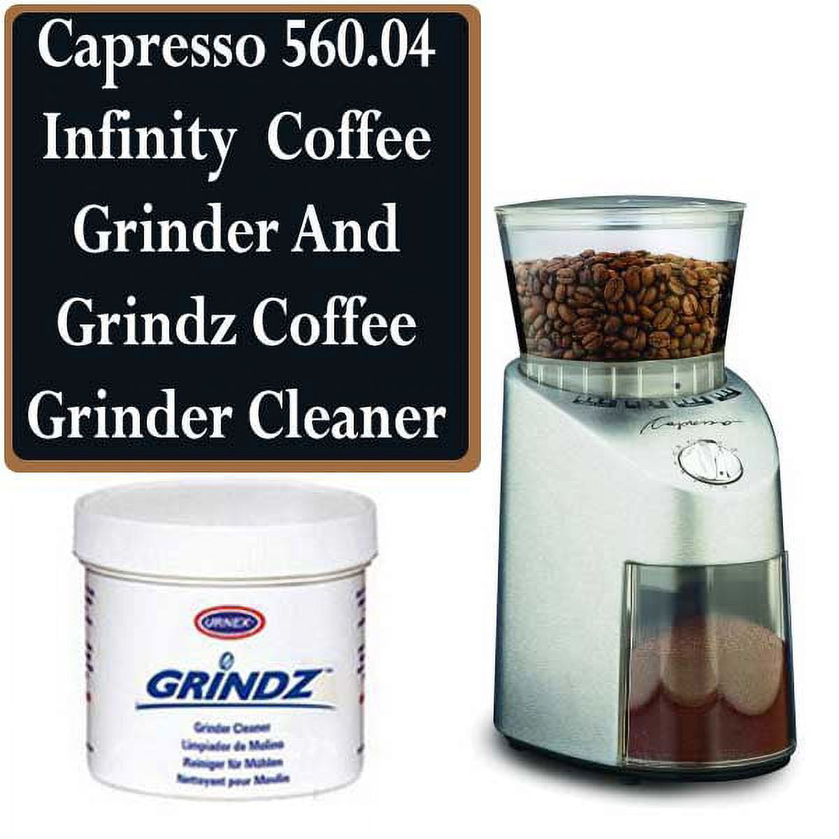 https://i5.walmartimages.com/seo/Capresso-560-04-Infinity-Conical-Burr-Coffee-Grinder-with-Cleaning-Tablets_b729324f-aad5-481f-8d4e-0281d69df3b9.c2a502845903a9f323c369344f15c4e4.jpeg