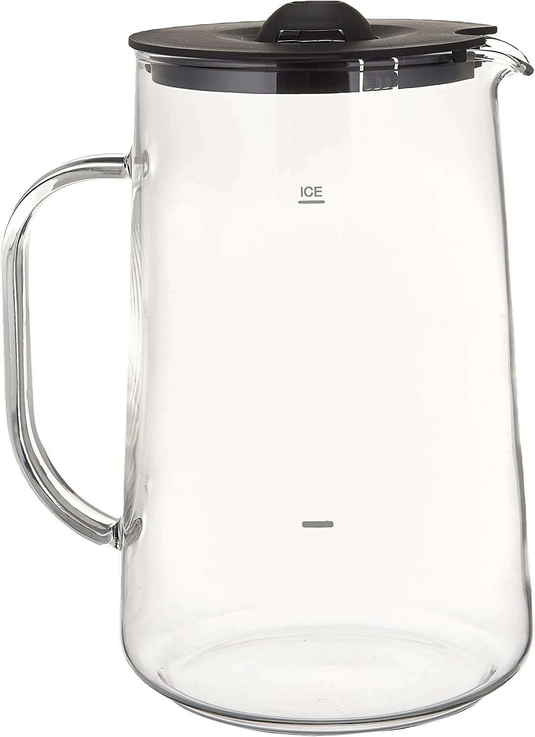 Capresso 80 oz Glass Iced Tea Pitcher with Lid and Hot Beverage Infuser for 624 Walmart