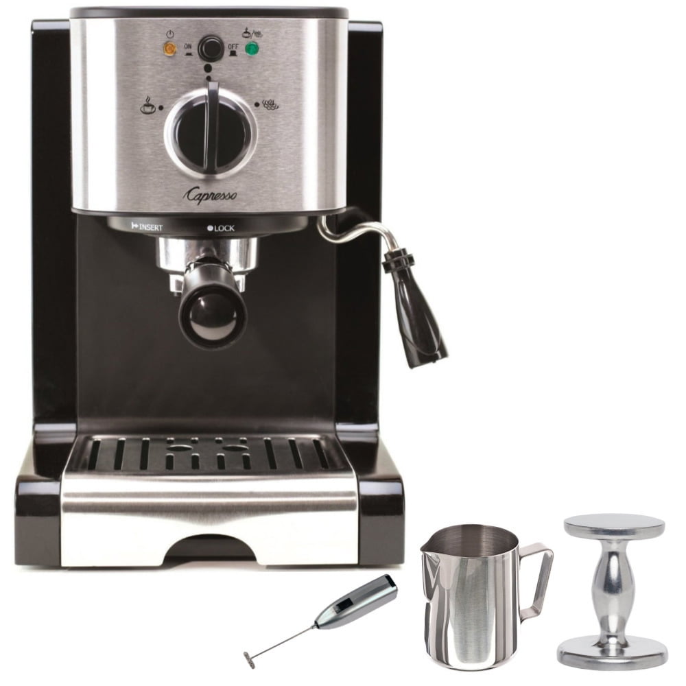 Capresso EC100 Pump Espresso & Cappuccino Machine with Frother, Pitcher