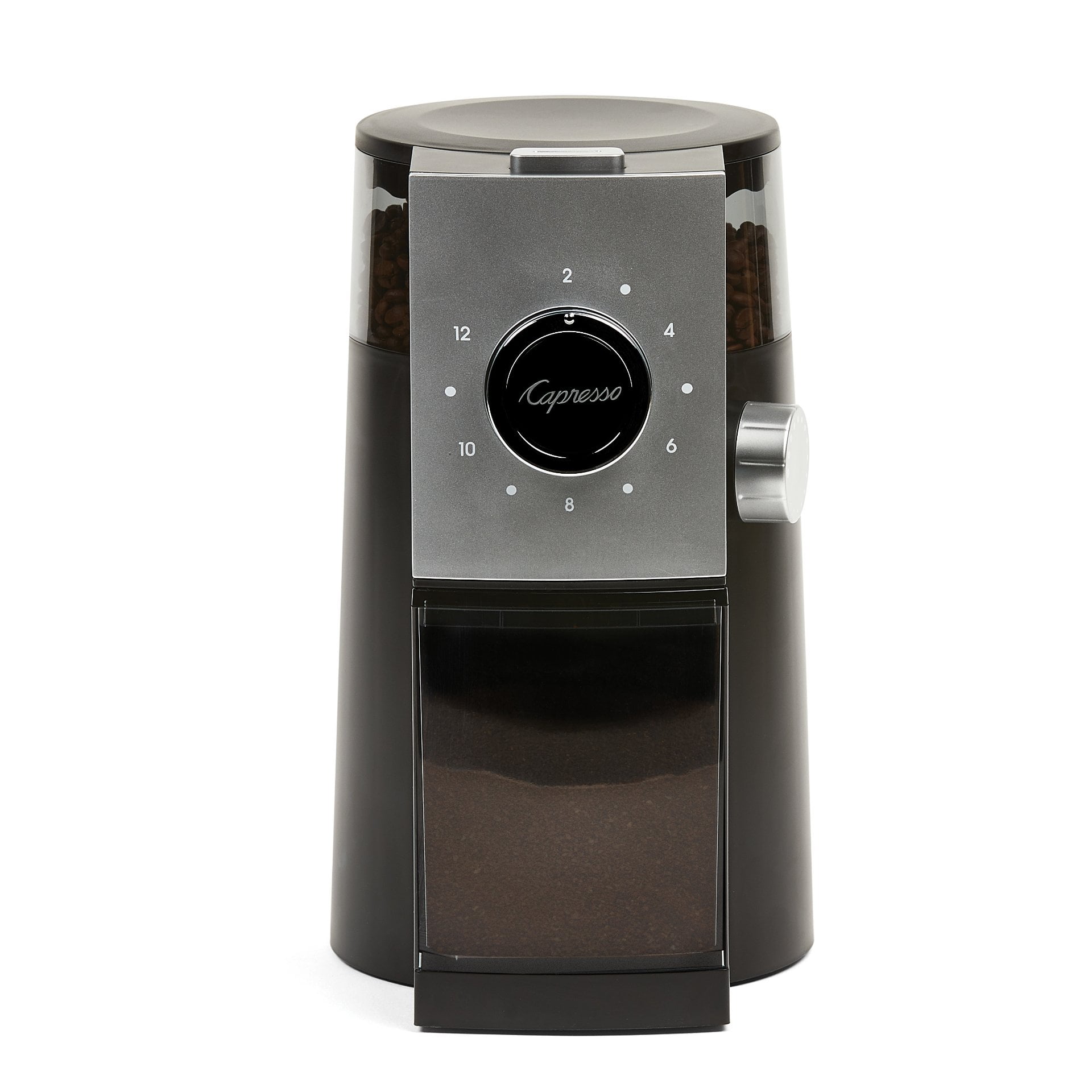 Black Electric Adjustable Grind Burr Coffee Grinder