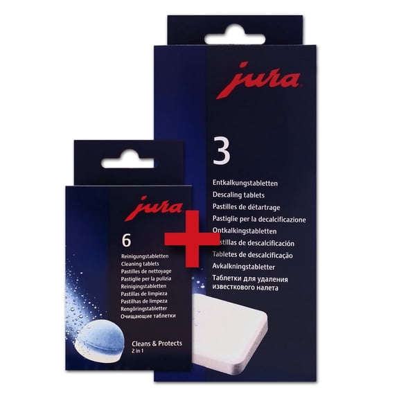 Capresso Jura Cleaning Tablet 6-pk and Capresso 66281 9-Pack Decalcifying Tablets for Jura/Capresso Automatic Coffee Centers