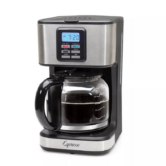 Capresso SG220 Programable 12-Cup Stainless Steel Coffee Maker