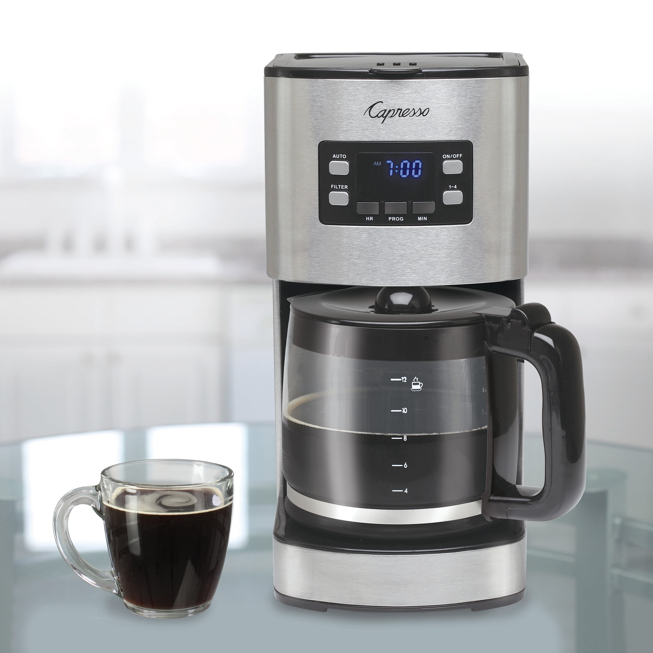 Lindy's 10 Cup Stainless Steel Drip Coffee Maker 49W