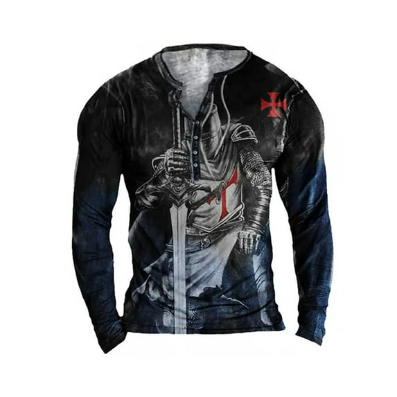 Capreze Animal Print Pullover Cross Printed Tops for Men's Casual National Style T Shirts Daily Wear Blouse Style-B 3XL