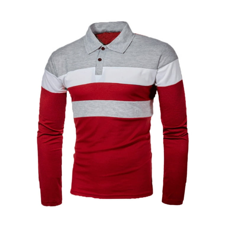 Long sleeve polo type shirts discount