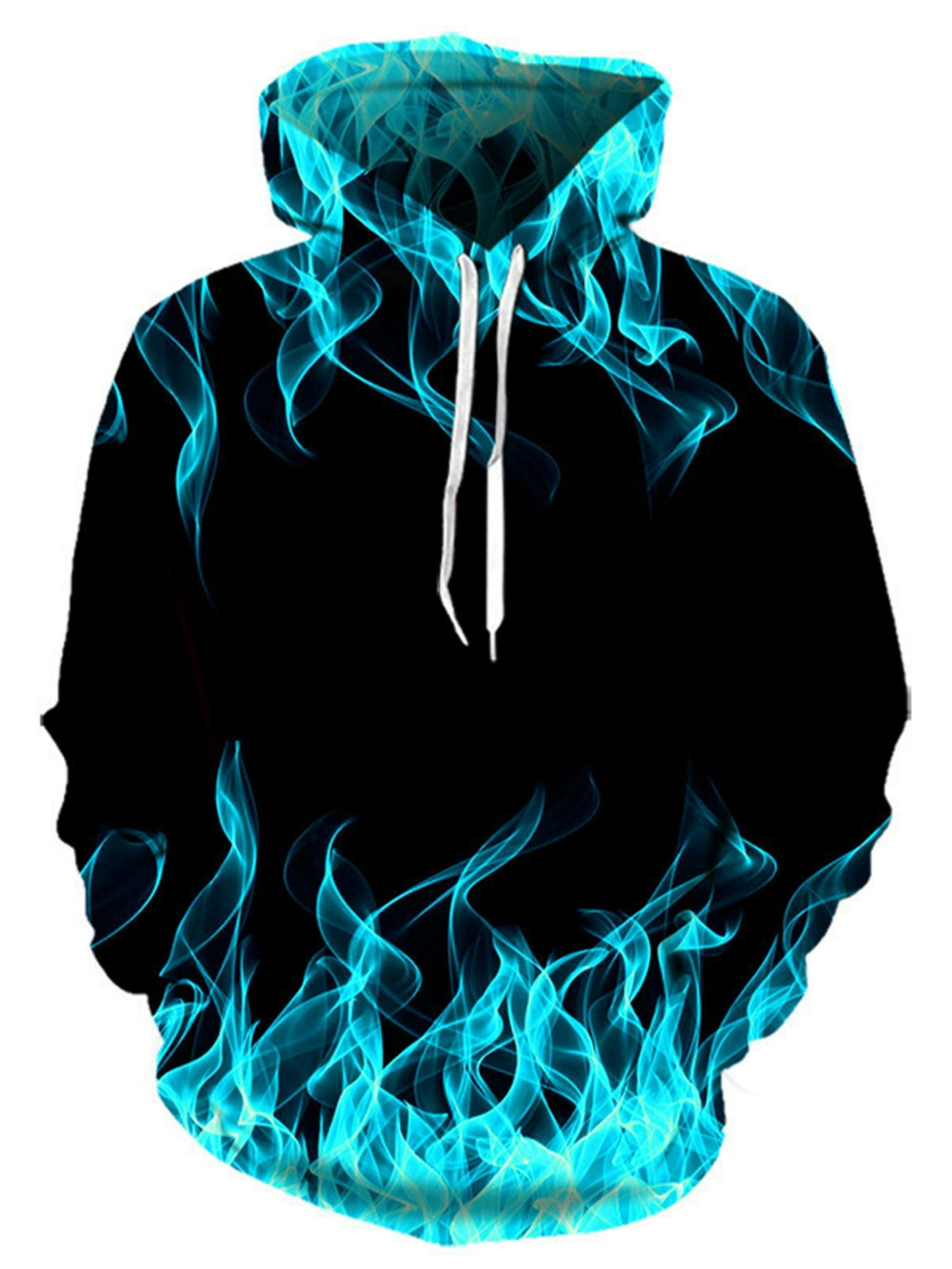Yuccalley Women's Long Sleeve Pocket Hoodie - Casual Pullover Sweatshirt, Light Blue, Large - View #8