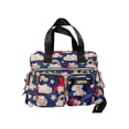 thumbnail image 1 of Capreze Ladies Tote Bag Large Capacity Handbag Top Handle Retro Shoulder Bags Multi Pockets Women Nylon Zipper Crossbody Floral Print Cartoon, 1 of 2