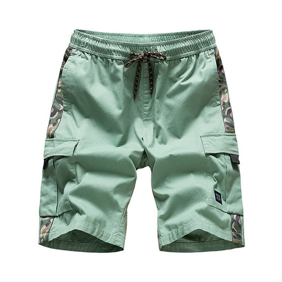 Capreze Lounge Bermuda Shorts for Women Drawstring Elastic Waist Summer Beach Cargo Short with Pocket for Hiking Fishing