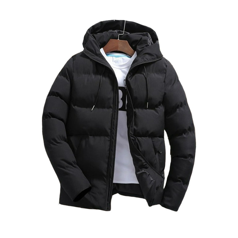 Men's Warm Long Padded Coat, Casual Loose Fit Down-alternative Jacket For  Fall Winter