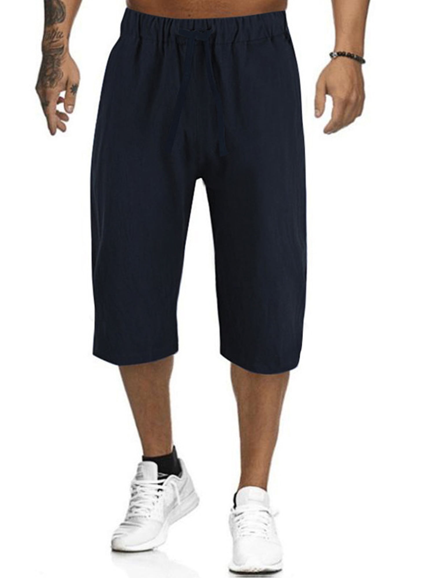 Mens capri cheap yoga pants