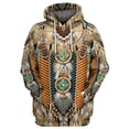 thumbnail image 1 of Capreze Mens Hoodies Ethnic Printed Sweatshirts Drawstring Sweatshirt Casual Hooded Tops Long Sleeve Pullover Style J 3XL, 1 of 2