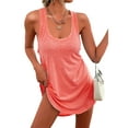 thumbnail image 1 of Capreze Nightgown for Womens Sleeveless Nightwear Dress U Neck Sleep Shirt Loungewear Pajama Dress, 1 of 4