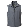 thumbnail image 1 of Capreze Sleeveless Jacket Full Zip Vest for Mens Casual Outdoor Casual Stand Collar Waistcoat Fall Solid Color Outwear Grey XL, 1 of 2