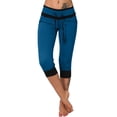 thumbnail image 1 of Capreze Women Capri Yoga Pants Lounge Pajamas Workout Athletic Capris Jersey Joggers Pants with Pockets, 1 of 4