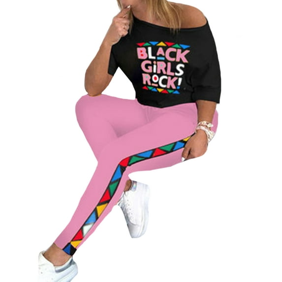 Capreze Women's Short Sleeve Jogger Athletic Outfit Sets, 2 Piece Set, Sizes S-5XL