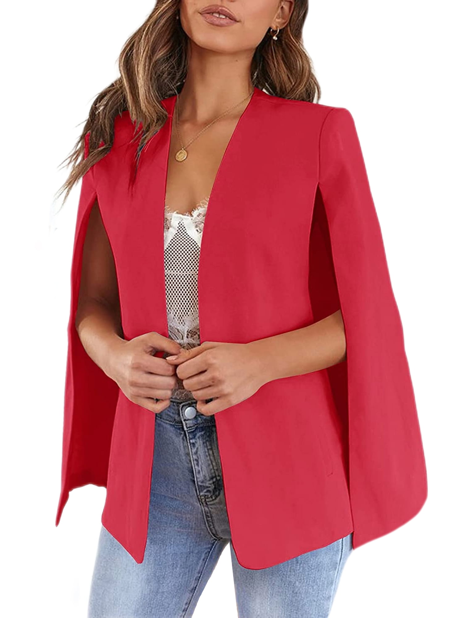 womens cape blazer