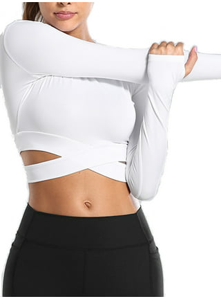 Long Sleeve Cropped Workout Top