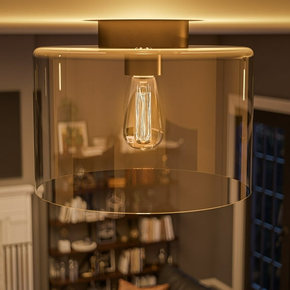 Capri 1-Light Flush Mount - Oil Rubbed Bronze