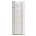 thumbnail image 1 of Capri 15 Shelf Bookcase, White / Oak Structure, 1 of 1