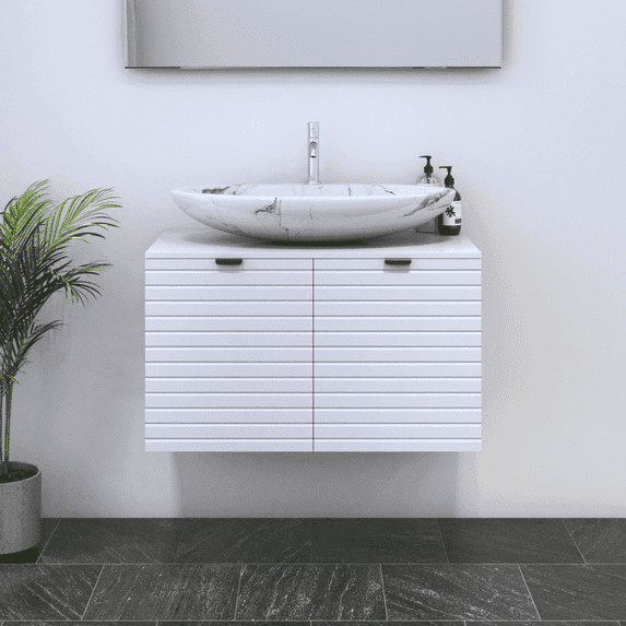 Capri 2D 80 Floating Bathroom Vanity (32" Width)