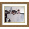 thumbnail image 1 of Capri 2x Matted 32x28 Large Gold Ornate Framed Art Print by Sargent, John Singer, 1 of 2