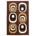 thumbnail image 1 of Capri 4 x 7 Rug, Brown and White, 1 of 5
