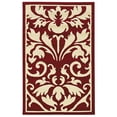 thumbnail image 1 of Capri 4 x 7 Rug, Red and White, 1 of 5