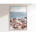 thumbnail image 1 of Capri Beach Print, Italy, Amalfi Coast Print, Coastal, Summer Print, Wall Art, Modern Wall Decor, 16x24 UNFRAMED, 1 of 2