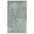 thumbnail image 1 of Capri Binya Rug Bone Blue 65 x 93 Transitional Easy Care Polypropylene, 1 of 6