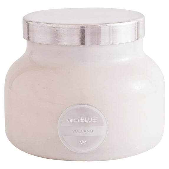 Capri Blue Candle Volcano, Soy Wax, 19 Oz, Container Candle, Citrus Scent, White