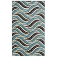 thumbnail image 1 of Capri Bridger Bone And Blue Transitional Rug 43 x 73 Easy Care Polypropylene, 1 of 6