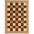 thumbnail image 1 of Capri Buffalo Check Rug Beige 43 x 73 Easy Care Polypropylene Transitional, 1 of 3