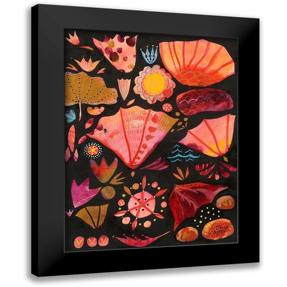 Capri, Corina 12x14 Black Modern Framed Museum Art Print Titled - The God of Small Things